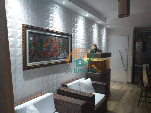 Apartamento Com 3 Dormitórios À Venda, 65 M² Por R$ 420.000,00 - Gopoúva - Guarulhos/sp - Ap3380