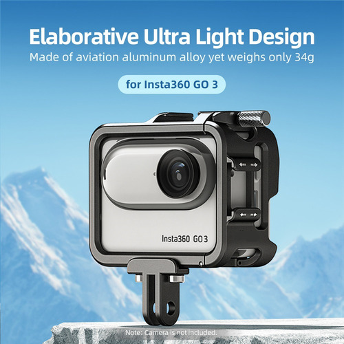 Adaptador De Jaula For Cámara All Insta360 3 Go Shoe