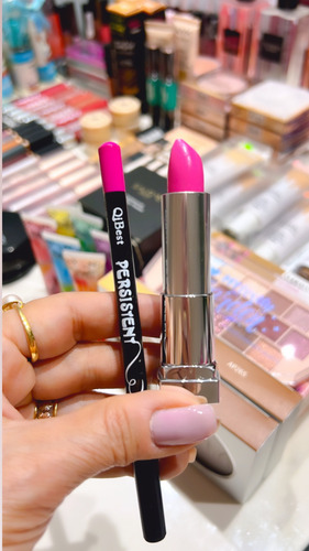 Lápiz Delineador De Labios Qibes De Larga Duración