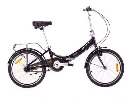 Bicicleta Plegable City Stl Marco En Aluminio 7 Velocidades