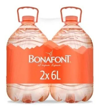 Agua Bonafont 2 Piezas De 6 Lt C/u 