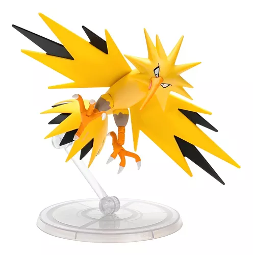 Pokémon Zapdos Boneco Articulado Trio Lendário de Kanto - Sunny