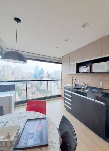 Imagem 16 de 30 de Mobiliado, Semi Novo, 01 Suite, 33 Metros De Aréa Util, 01 Vaga De Garagem, Amplo Lazer. - Ap3439