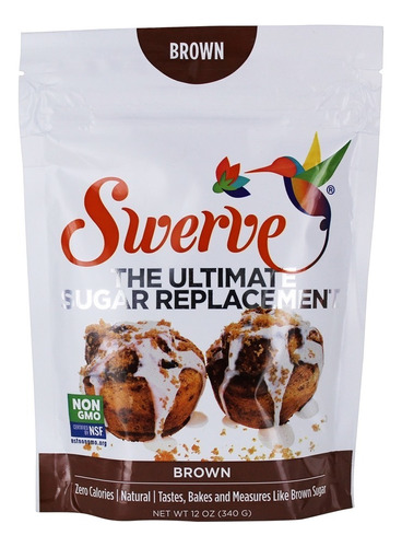 Edulcorante Swerve Brown en polvo sin TACC bolsa 340 g