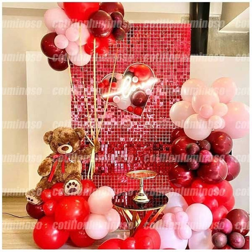 Imagen 6 de 6 de Shimmer Wall Panel Magico Decorar Cumpleanos Cotillon