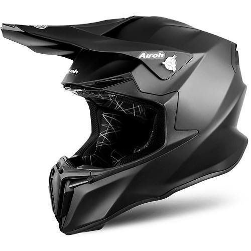 Casco para moto motocross Airoh Helmet Twist Color  black matt talla XL 