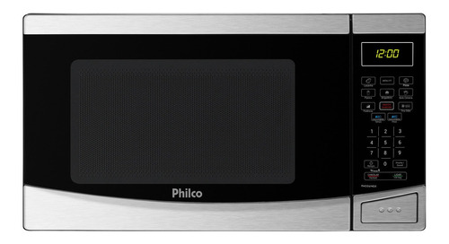 Micro-ondas Philco PMO26INOX   aço inoxidável 26L 127V