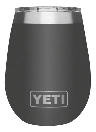 Vaso térmico Yeti Rambler Wine Tumbler color charcoal 296mL