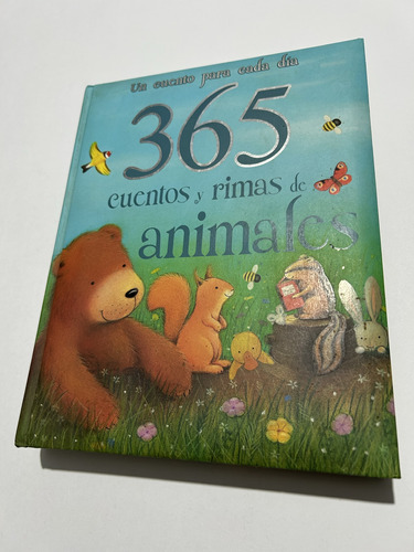 Libro 365 Cuentos Y Rimas De Animales - Tapa Dura - Oferta