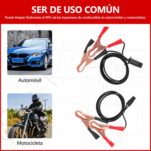 Kit De Limpieza Inyectores Adaptador Portátil Universal 12v