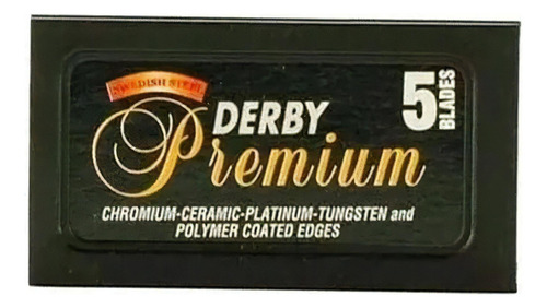 Lâmina De Barbear Derby Premium Caixa 100 Unid Profissional