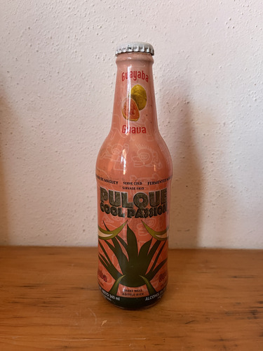 Antigua Botella Bebida Pulque Cool Passion No Refresco Soda (Usado)