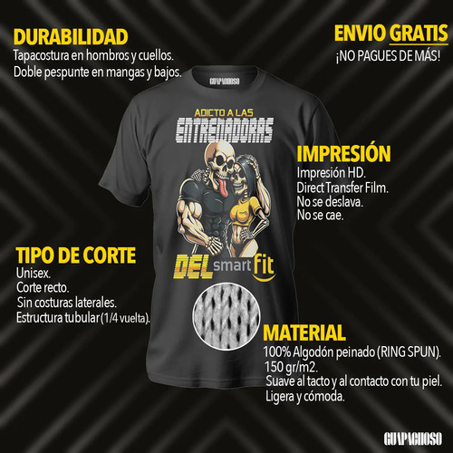 Playera Adicto A Las Cajeras Del Smart Fit