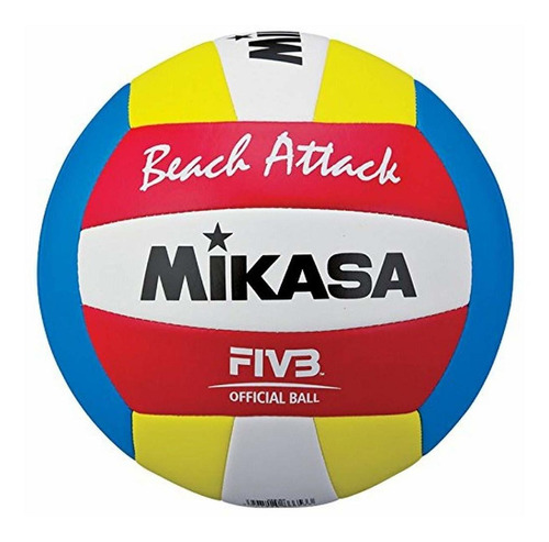 Beach Attack Voleibol Sintetica Amarillo Azul Rojo Talla