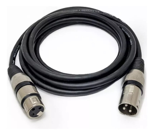 Cabo Iluminação Dmx E Microfone Xlr - Xlr 3 Metros