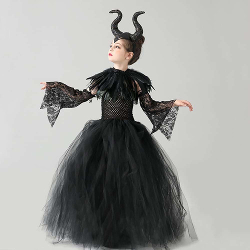 Vestido De Tul Tejido De Evil Queen Para Halloween, Disfraz | Meses sin  intereses