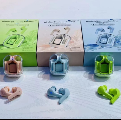 Auriculares Stereo Transparentes Bluetooth
