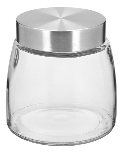 Pote Porta Mantimentos Home&co Vidro 800ml 12x12cm Cozinha