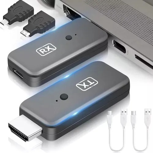 Transmissor Hdmi Sem Fio Tx E Rx Até 30mts