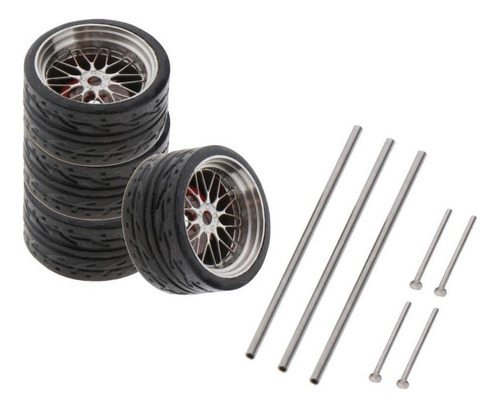 Neumáticos De Goma Para Coche Modelo Rc De 4 Piezas En A4