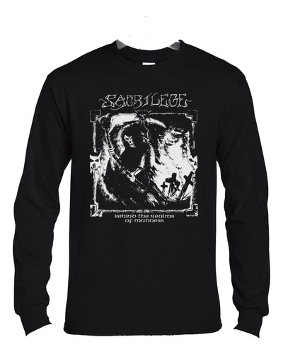 Polera Ml Sacrilege Behind The Realms Of Madness Punk Abomin