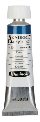 Tinta Acrílica Schmincke Akademie 60ml 450 Turquoise