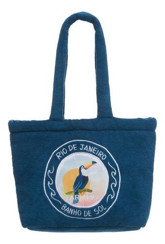 Totebag Farm Praiana Dia De Sol Azul