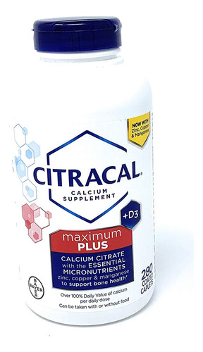 Citracal Maximo Con Vitamina D3, Limitedd Tamano Mas Grande