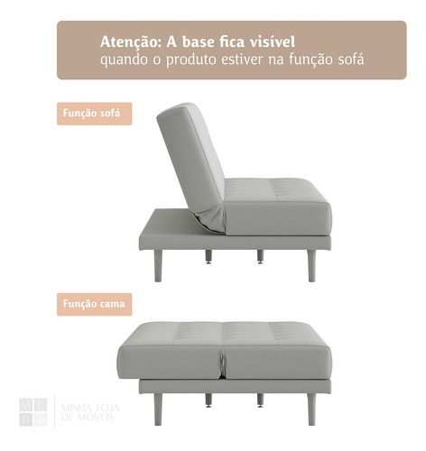 Sofá Cama 3 Lugares Bossa Nova 190cm No Linho Várias Cores