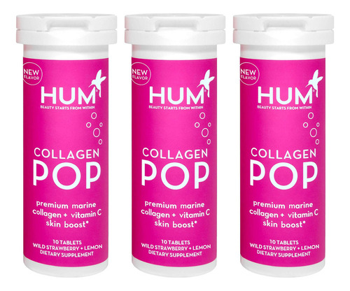 Hum Collagen Pop - Tabletas De Colágeno Para La Piel - Supl