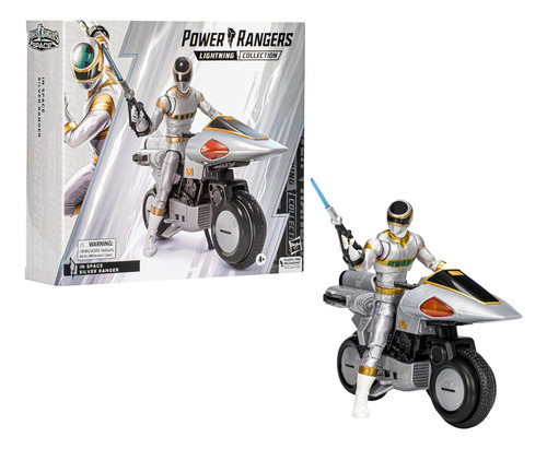 Power Rangers Lightning Collection Silver Ranger F8206 Prateado Hasbro