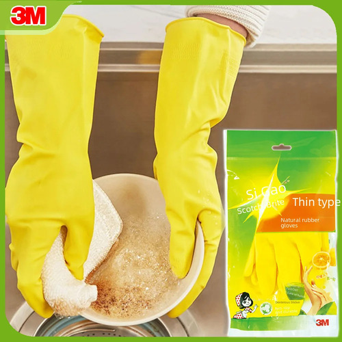 Guantes Domésticos Finos Y Compactos Scotch-brite De 3 M De