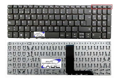 Teclado Para Lenovo 81ag 81c7 81d2 81d3 81d6 81dc 81de Mk