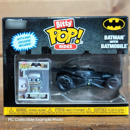 Funko Pop! Bitty Rides Dc - Batman With Batmobile
