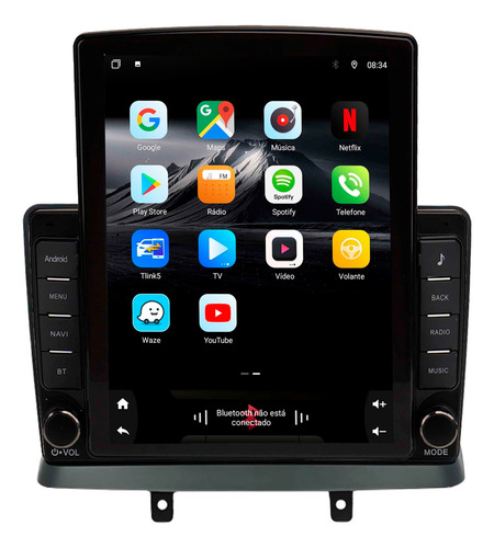 Multimídia Tesla Soaudio S8 Line Doblô 02/21 Octacore 4+64gb