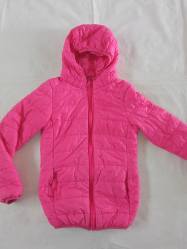 Campera De Niña Hyg Rosada 4 Años De Abrigo Nylon