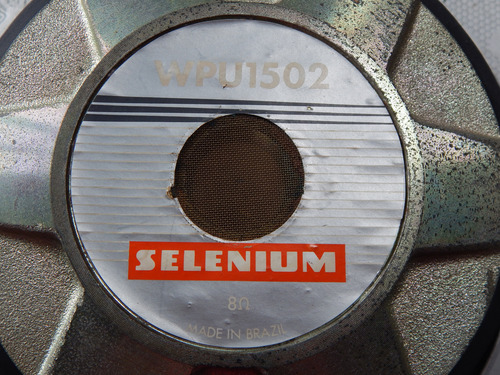 Selenium Wpu 1502 Woofer 15 Raridade Original Anos 90 Só 1 Prata (Usado)