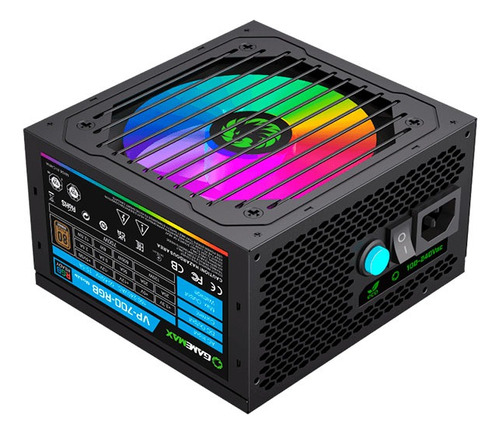 Fuente De Poder Certificada 700w Vp Rgb M Gamemax 80+bronze