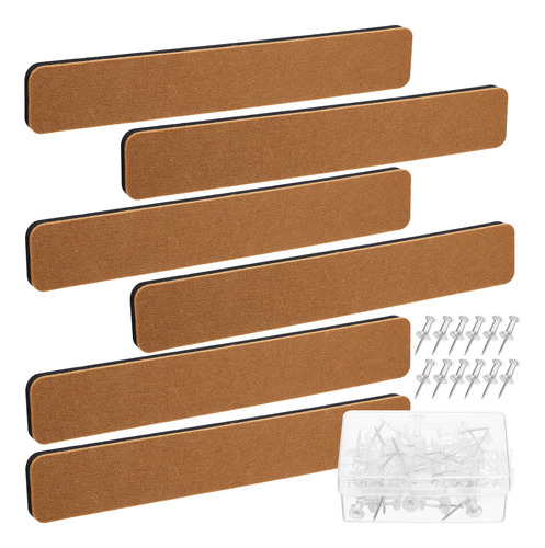 Tablero Decorativo Con Tiras De Fieltro Transparentes, 6 Uni