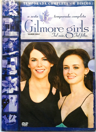 Dvd Série Gilmore Girls 6a Temporada - Lacrado - 6 Discos