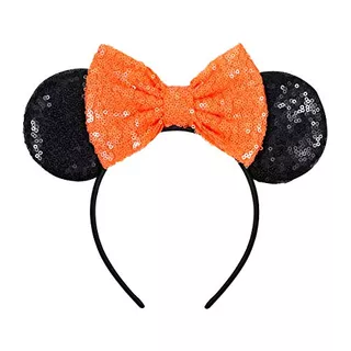 Orejas De Minnie, Diadema De Orejas De Mickey Lentejuel...