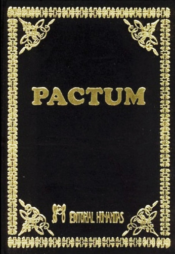 Pactum - Anonimo - Libro Nuevo - Tapa Dura - Humanitas