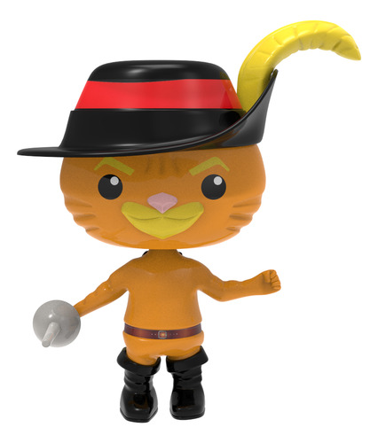Muñeco Gato Con Botas Mostaza Shrek Dreamworks 2024