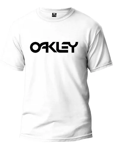 Camiseta Oakley Travel World Wide Tee Manga Curta Masculina Branco