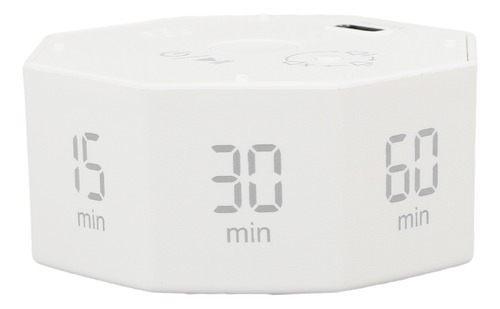 Pantalla Lcd Recargable Con Temporizador Digital, 8 Ángulos,