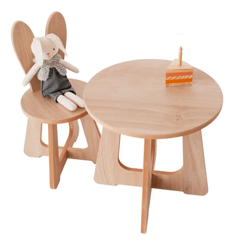 Juego De Mesa Con Silla Mesitas Mesas Para Niños y Niñas Muebles