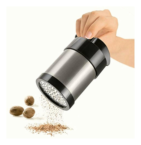 Moha Gusto Inox Molinillo De Nuez Moscada (acero Inoxidable,