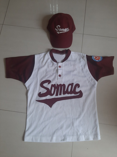 Imagen 1 de 2 de Uniforme Somac Chaqueta Y Gorra Beisbol