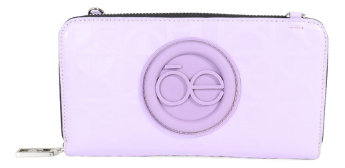 Cartera Para Mujer Cloe 2 En 1 Cierre Sencillo Logo Rubber