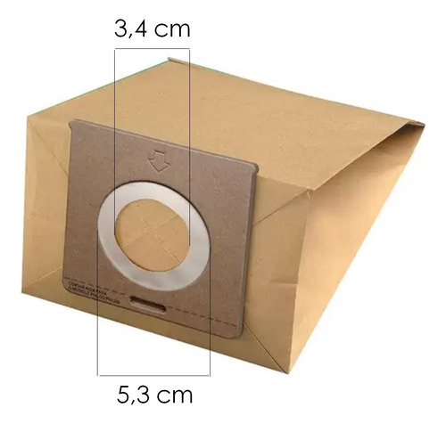 Saco para Aspirador de Pó Descartável SIM01 Menalux 3 Unidades